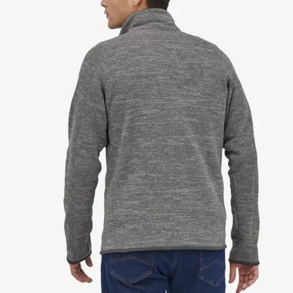Patagonia Mens Better Sweater 1/4 Zip in Nickel - Picture 3 of 7